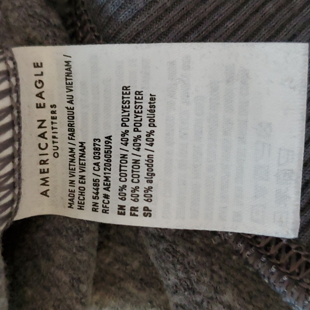 American Eagle Oversized Crew Sweatshirt, Size XS, Blue - Picture 7 of 10